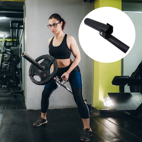Black iron barbell - black, accessory